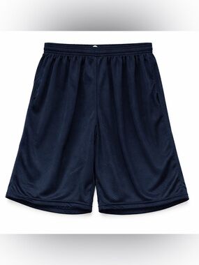 EPIC Men’s Navy Athletic Shorts Size Medium Mesh Basketball Gym Activewear